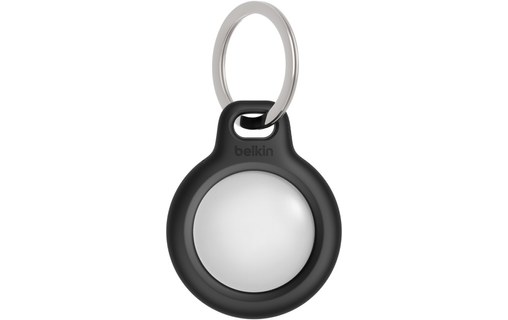 Belkin Anneau de protection avec porte-clés pour AirTag - Noir