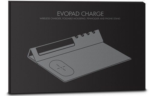 Brandcharger Evopad Charge - Tapis de souris, organiseur et chargeur induction
