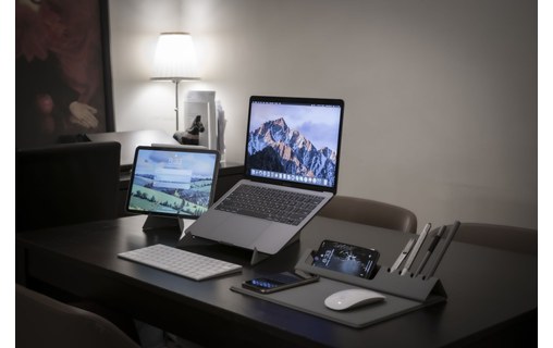 Brandcharger Evopad Charge - Tapis de souris, organiseur et chargeur induction