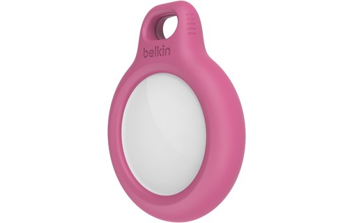 Belkin Anneau de protection avec porte-clés pour AirTag - Rose