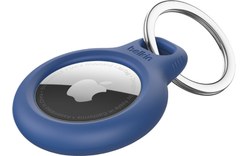 Belkin Anneau de protection avec porte-clés pour AirTag - Bleu