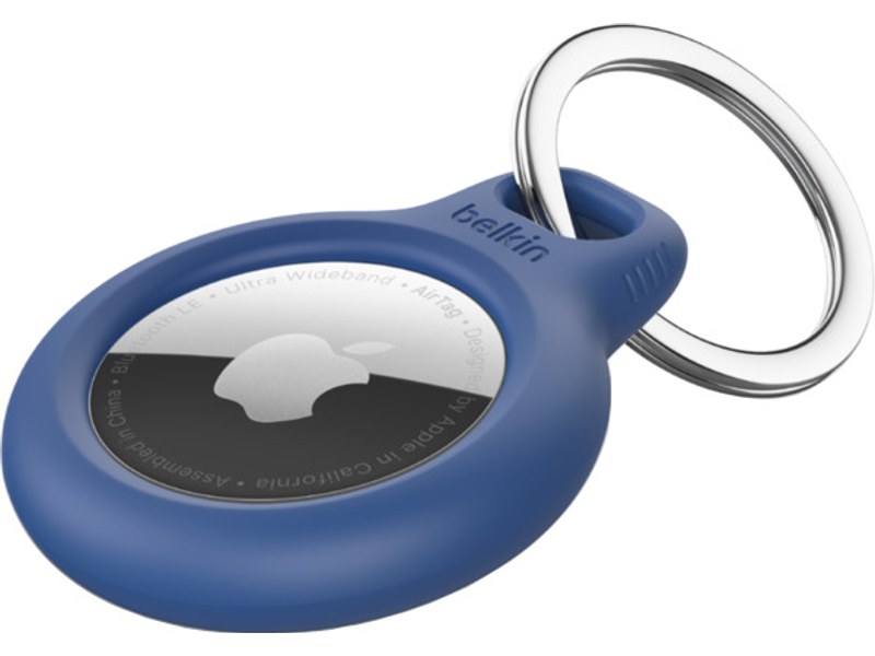Belkin Anneau de protection avec porte-clés pour AirTag - Bleu - Tracker  GPS & Bluetooth - BELKIN
