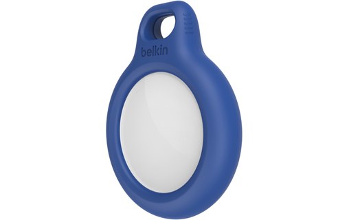 Belkin Anneau de protection avec porte-clés pour AirTag - Bleu