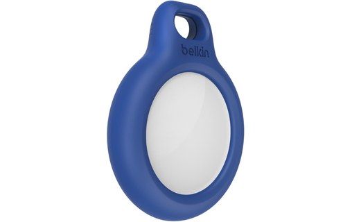 Belkin Anneau de protection avec porte-clés pour AirTag - Bleu