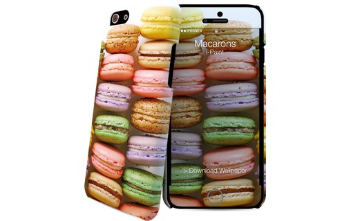 i-Paint Hard Case + Skin Macarons - Coque de protection + film pour iPhone 6/6s