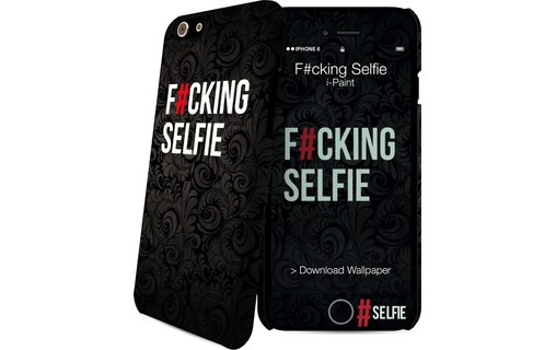 i-Paint Hard Case + Skin F#cking Selfie - Coque de protection + film iPhone 6/6s