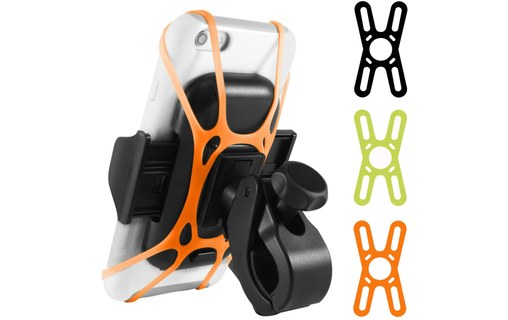 Macally Bikeholder Noir - Support de vélo pour iPhone et tout smartphone