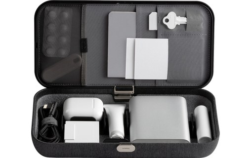 Orbitkey Nest - Organiseur de bureau portable avec chargeur Qi 10 W intégré