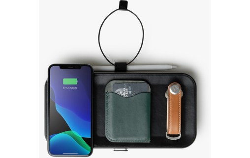 Orbitkey Nest - Organiseur de bureau portable avec chargeur Qi 10 W intégré