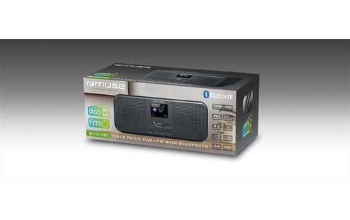 MUSE M-122 DBT - Radio de table DAB+ / FM et Bluetooth