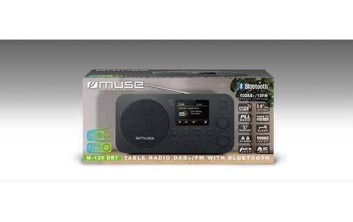 MUSE M-128 DBT - Radio de Table FM / DAB / DAB+ et Bluetooth