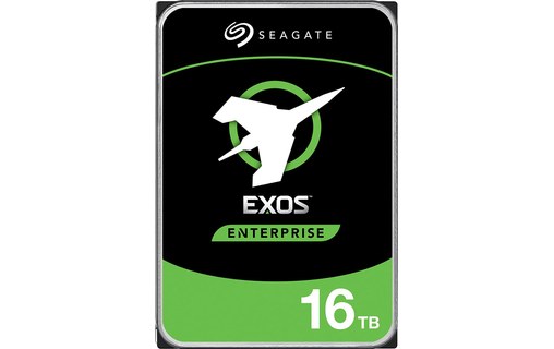 16 To Seagate Exos X16 SATA III 3,5 7200 tr/min 256 Mo ST16000NM001G - Disque  dur interne - Seagate