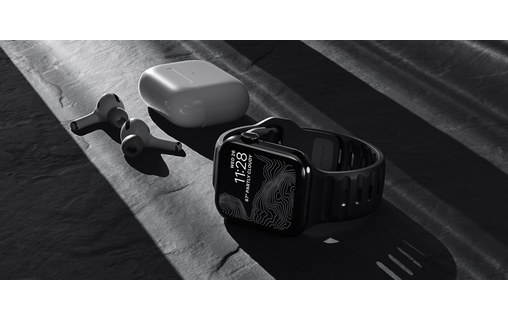 Nomad Sport Strap Noir - Bracelet pour Apple Watch 42/44/45 mm