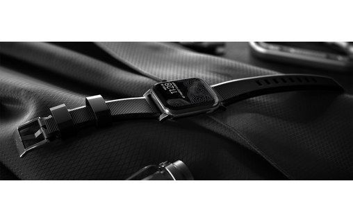 Nomad Rugged Strap Argent - Bracelet Apple Watch 38/40/41 mm