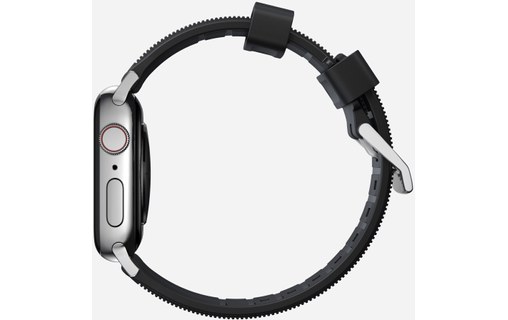 Nomad Rugged Strap Argent - Bracelet Apple Watch 38/40/41 mm