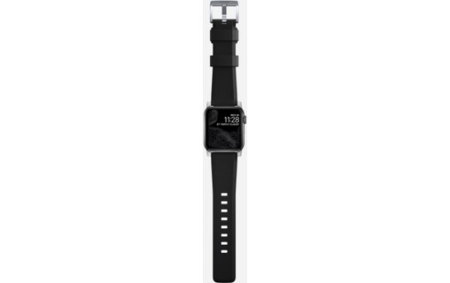 Nomad Rugged Strap Argent - Bracelet Apple Watch 38/40/41 mm