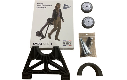 Smolt and Co T-Bar - Support et Trolley 2 en 1 pour trottinette