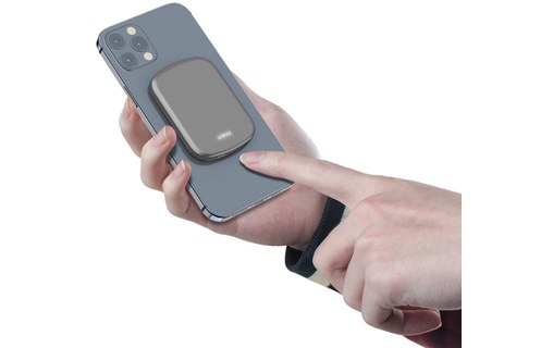 Novodio PureWatt Stick'n Go - Batterie externe sans fil magnétique 4200 mAh