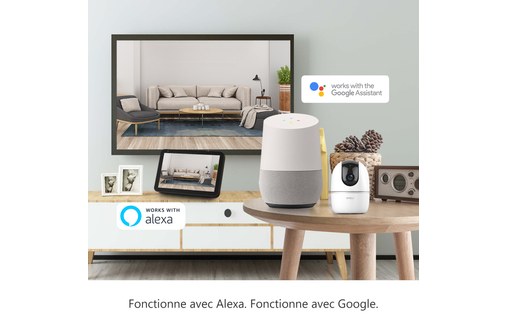 IMOU A1 2MP - Caméra IP Wi-Fi 1080p motorisée avec sirène