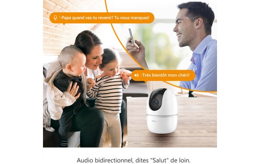 IMOU A1 2MP - Caméra IP Wi-Fi 1080p motorisée avec sirène