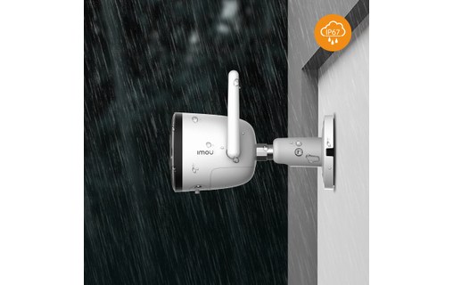 Caméra de surveillance sans fil extérieure projecteur/sirène - IMOU Bullet 2 4MP