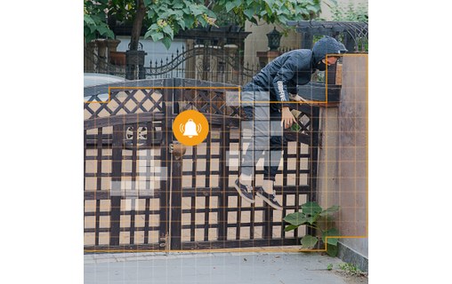 Caméra de surveillance sans fil extérieure projecteur/sirène - IMOU Bullet 2 4MP