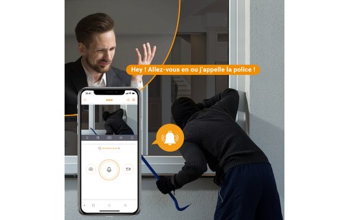 Caméra de surveillance sans fil extérieure projecteur/sirène - IMOU Bullet 2 4MP