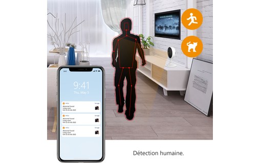 IMOU Cue 2 - Caméra IP Wi-Fi 1080p avec sirène