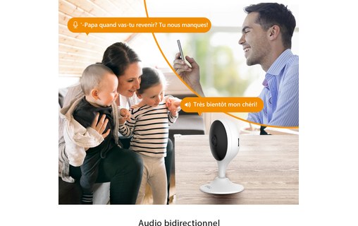 IMOU Cue 2 - Caméra IP Wi-Fi 1080p avec sirène