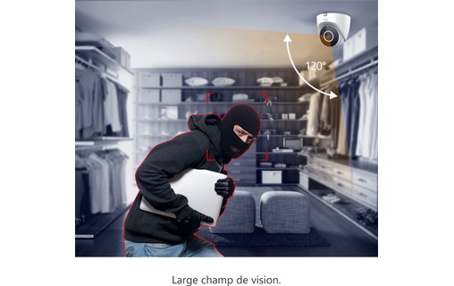 IMOU PoE Turret - Caméra IP dome Ethernet (RJ45) 1080p