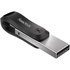 Clé Lightning et USB-A SanDisk iXpand 64 Go - Argent, Noir - USB 3.2