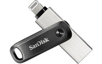 Clé Lightning et USB-A SanDisk iXpand 64 Go - Argent, Noir - USB 3.2