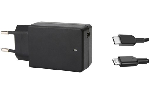 DLH CHARGEUR SECTEUR USB-C 20W POWER DELIVERY ET QUICK CHARGE 3.0