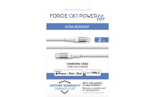 BIG BEN FPLICMFI2MW câble Lightning 2 m Blanc