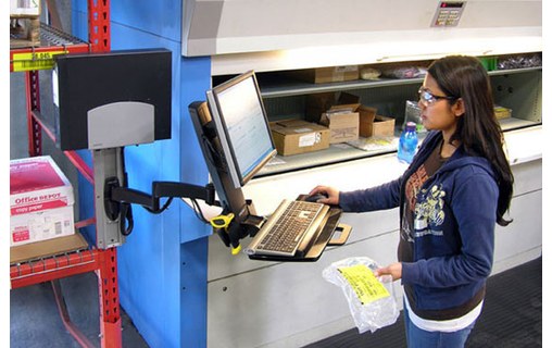 Ergotron 200 Series Combo Arm 61 cm (24") Noir