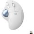 Souris sans fil Logitech ERGO M575 - Blanche - Ergonomique, Trackball