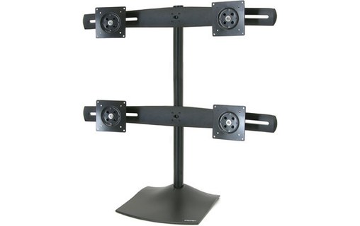 Ergotron DS Series DS100 Quad Monitor Desk Stand 61 cm (24") Noir
