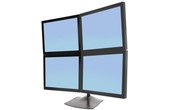 Ergotron DS Series DS100 Quad Monitor Desk Stand 61 cm (24") Noir