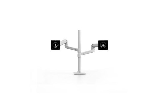 Ergotron LX Series LX Dual Stacking Arm 101,6 cm (40") Pince Blanc