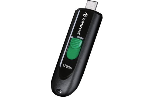 Clé USB-C Transcend JetFlash 790C 128 Go - Noir