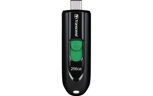 Transcend JetFlash 790C 256 Go Noir - Clé USB-C - Clé USB - Transcend