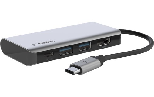 Belkin dock USB-C 4 en 1- Station d'accueil 4 ports HDMI, USB-A x
