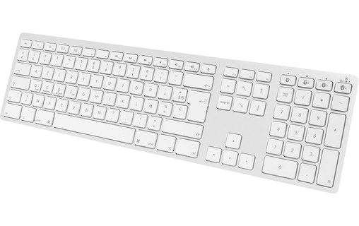Novodio iSync Evo - Clavier Mac Bluetooth multi-connexion AZERTY (Aluminium)