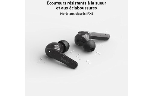 Écouteurs sport Belkin SoundForm Move, Noir - Bluetooth