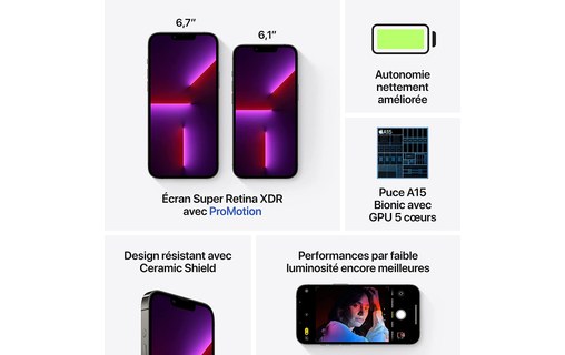 Apple iPhone 13 Pro Max 512 Go Graphite