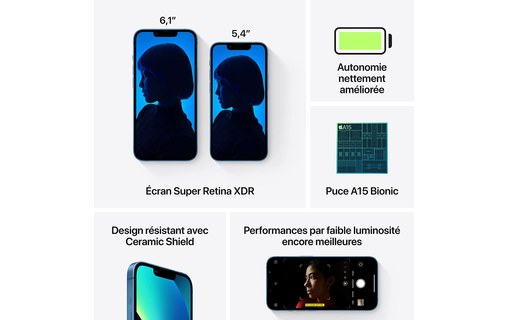 Apple iPhone 13 128 Go Bleu