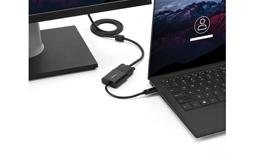 StarTech.com Adaptateur vidéo USB-C vers VGA - M/F - 1920x1200 / 1080p - Noir