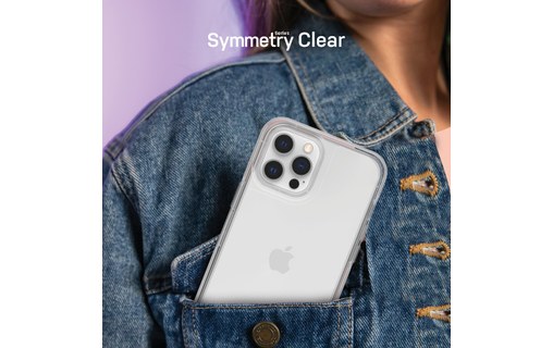 OtterBox Symmetry Clear Series pour Apple iPhone 12/iPhone 12 Pro, transparente