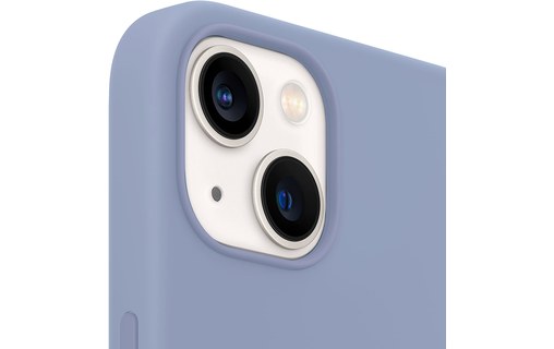 Coque pour iPhone 13 mini silicone magnétique (comp MagSafe) Violet Novodio
