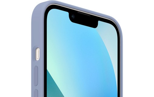 Coque pour iPhone 13 Pro silicone magnétique (comp MagSafe) Violet Novodio